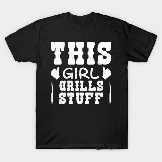 This Girl Grills Stuff T-Shirt by All About Nerds